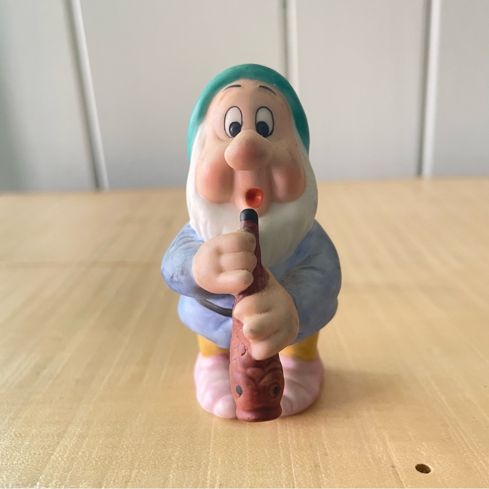 $15 SALE Vintage Disney Sneezy Collectible Ceramic Figure Snow White Seven Dwarf